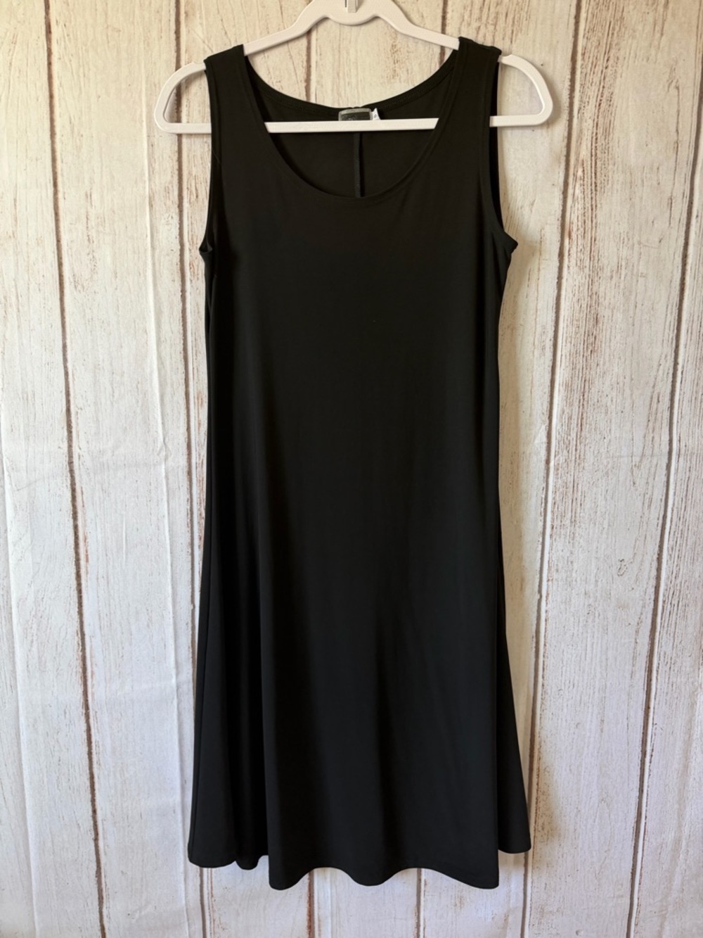 Sympli Black Sleeveless Tank Trapeze Dress Size 6